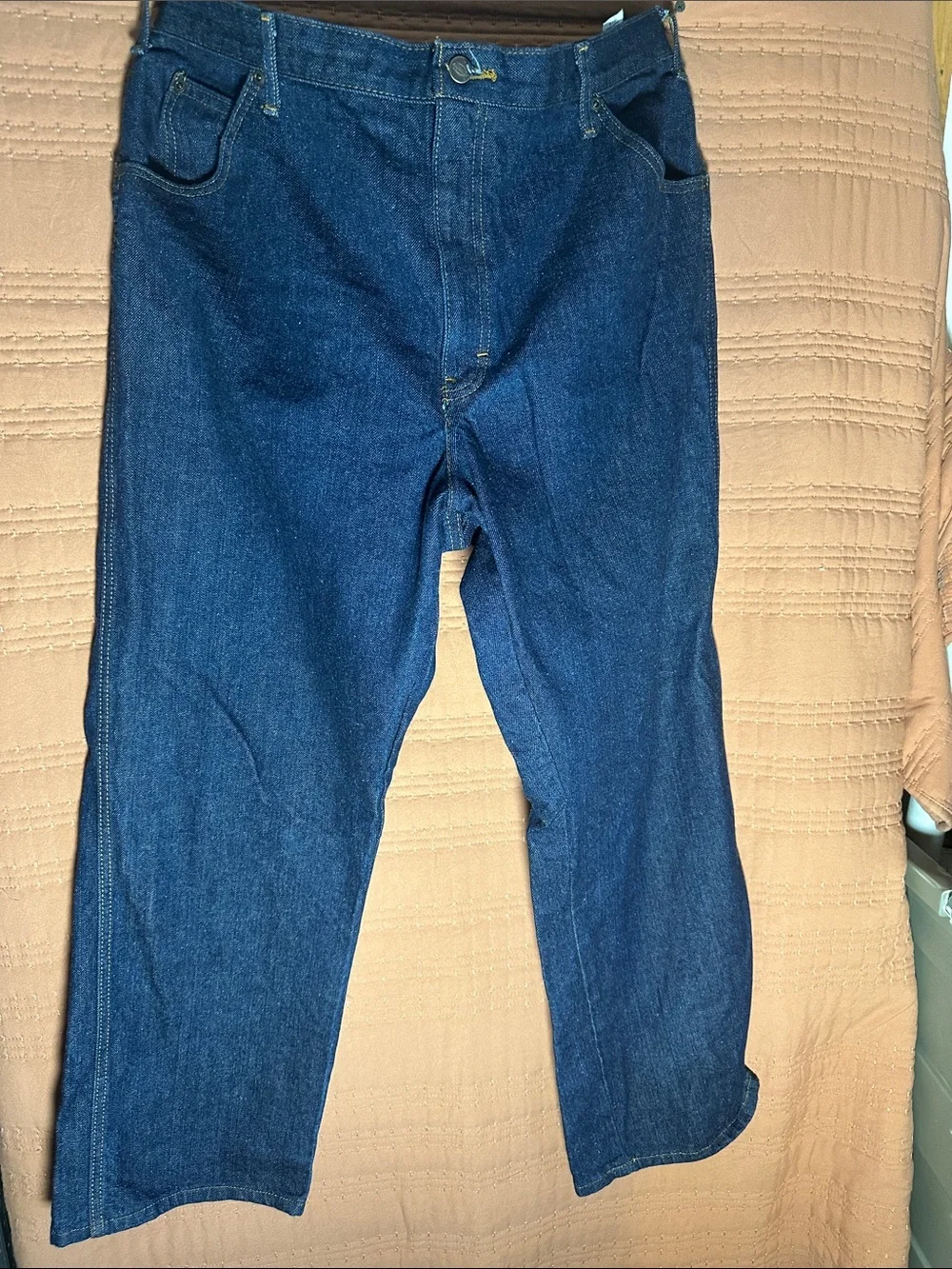 Dickies Men's Relaxed Fit Dark Blue Jeans